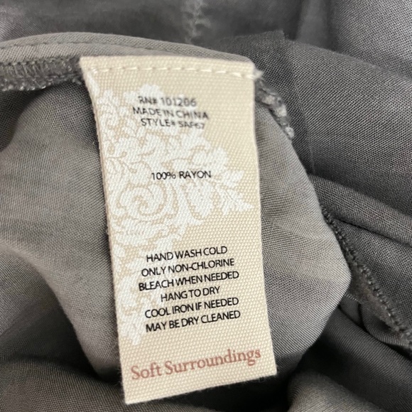 Soft Surroundings Camilla Rayon Jumpsuit Size 2X - Picture 12 of 14